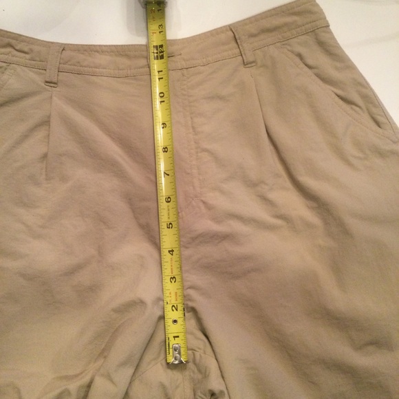 Royal Robbins Tan Nylon Fleece Lined Hiking Pants Size 8 - Picture 10 of 13
